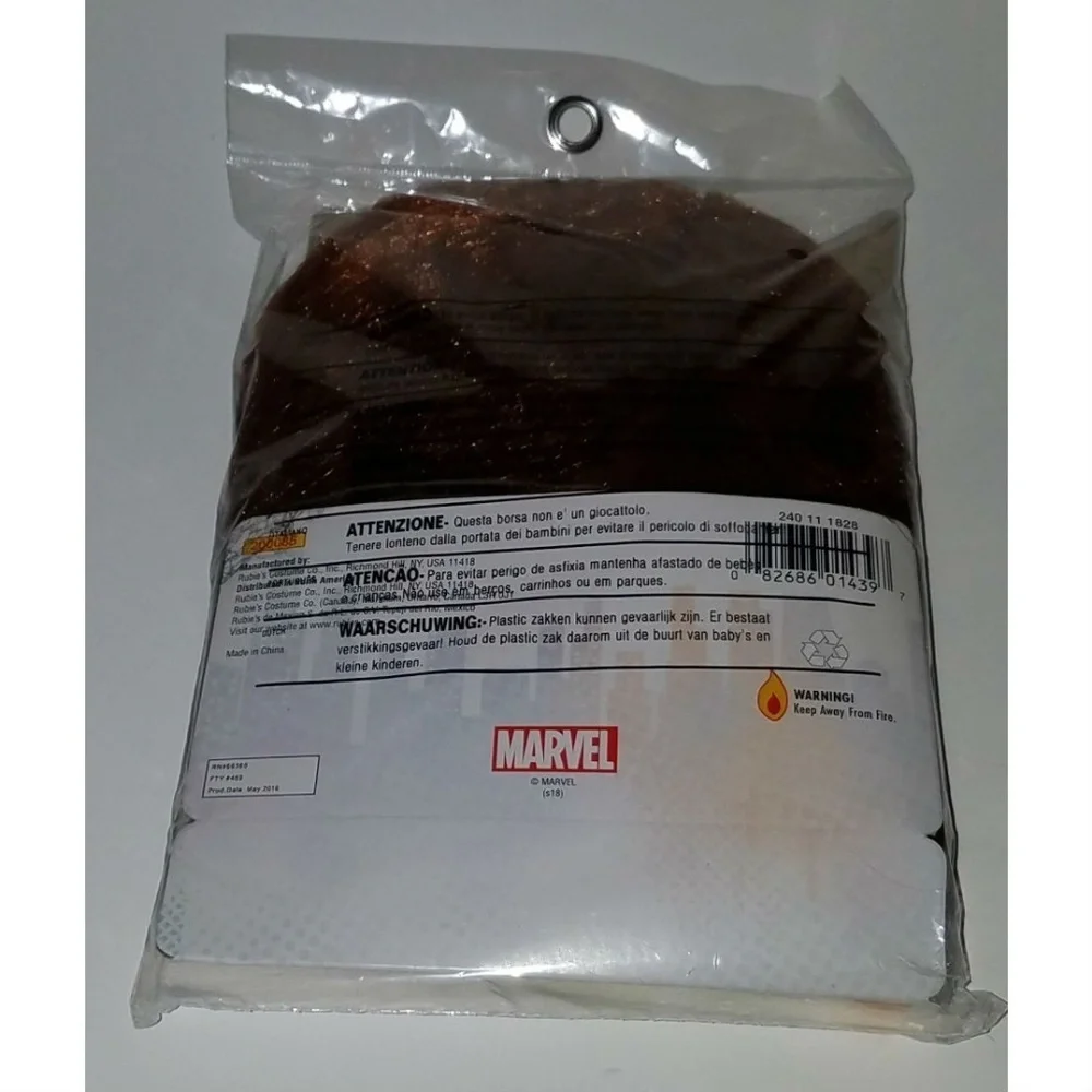 NEW Marvel Squirrel Girl Halloween Costume WITH WIG Girls Medium 8-10 (AGE 5-7)